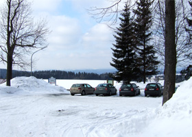 Parkplatz Skilanglauf in Presseck